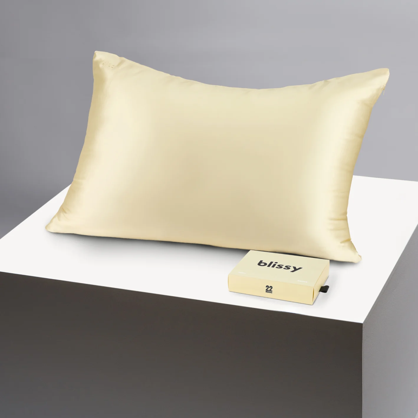 Blissy Pillowcase - Custard - Queen