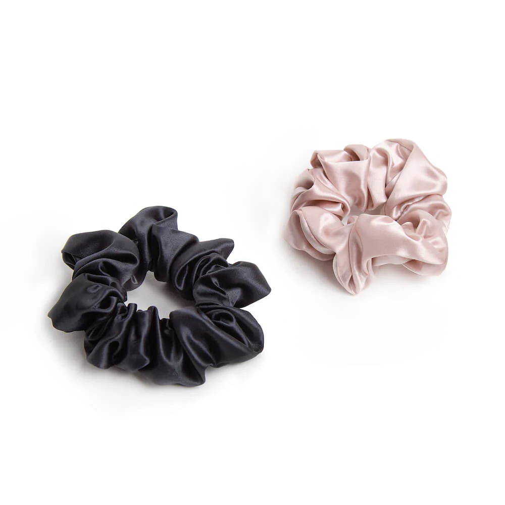 Blissy Scrunchies 9-Piece Set - Black, White, Pink, Tie-Dye - Image 5