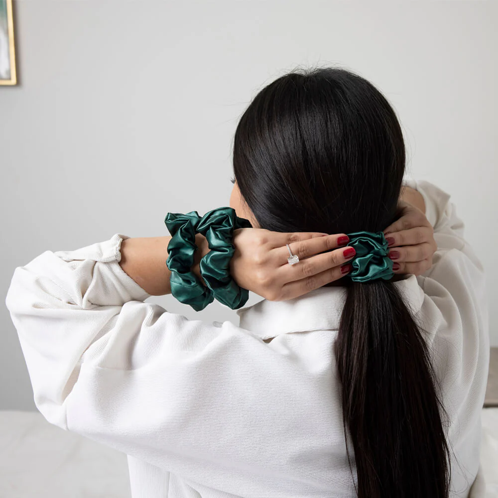 Blissy Scrunchies - Emerald - Image 2