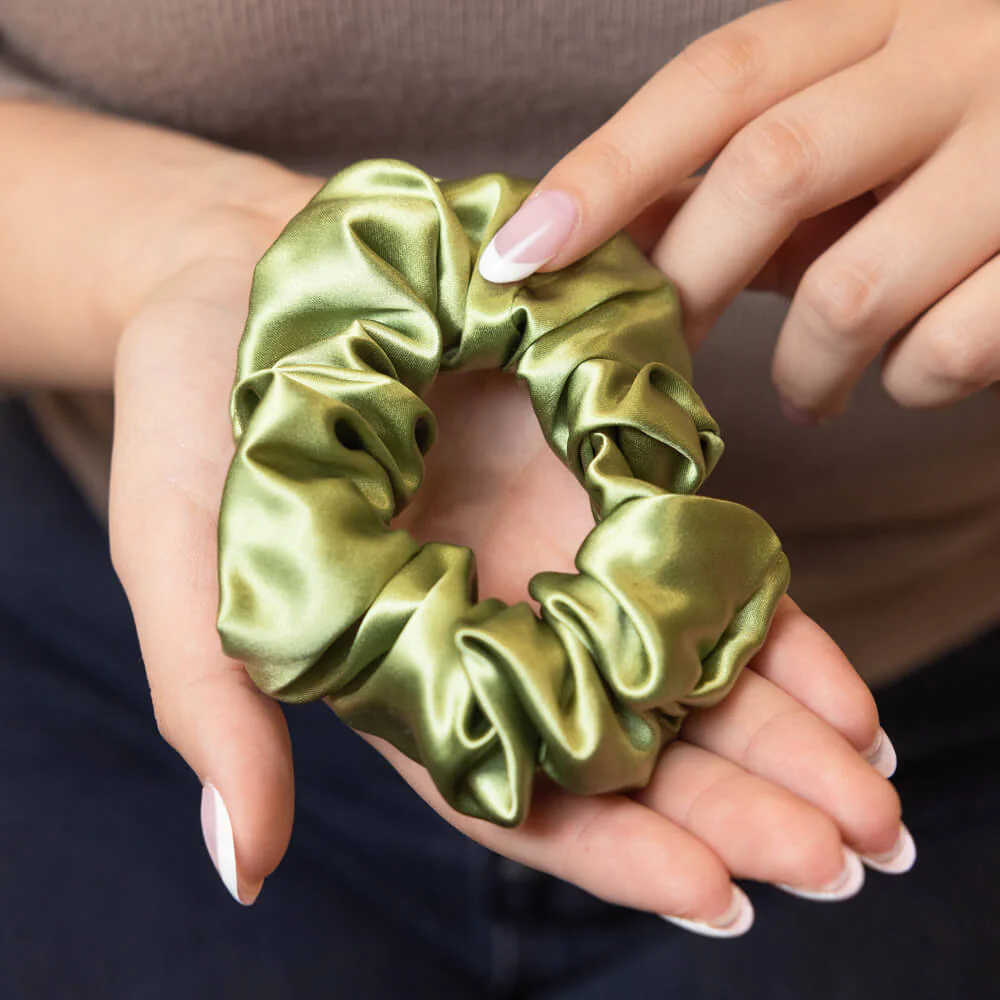 Blissy Scrunchies - Olive - Image 7