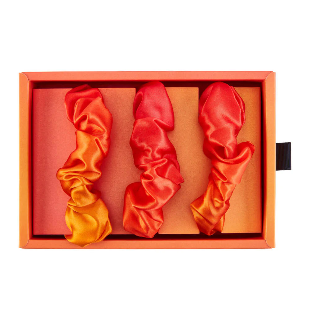 Blissy Scrunchies - Orange Ombre - Image 2