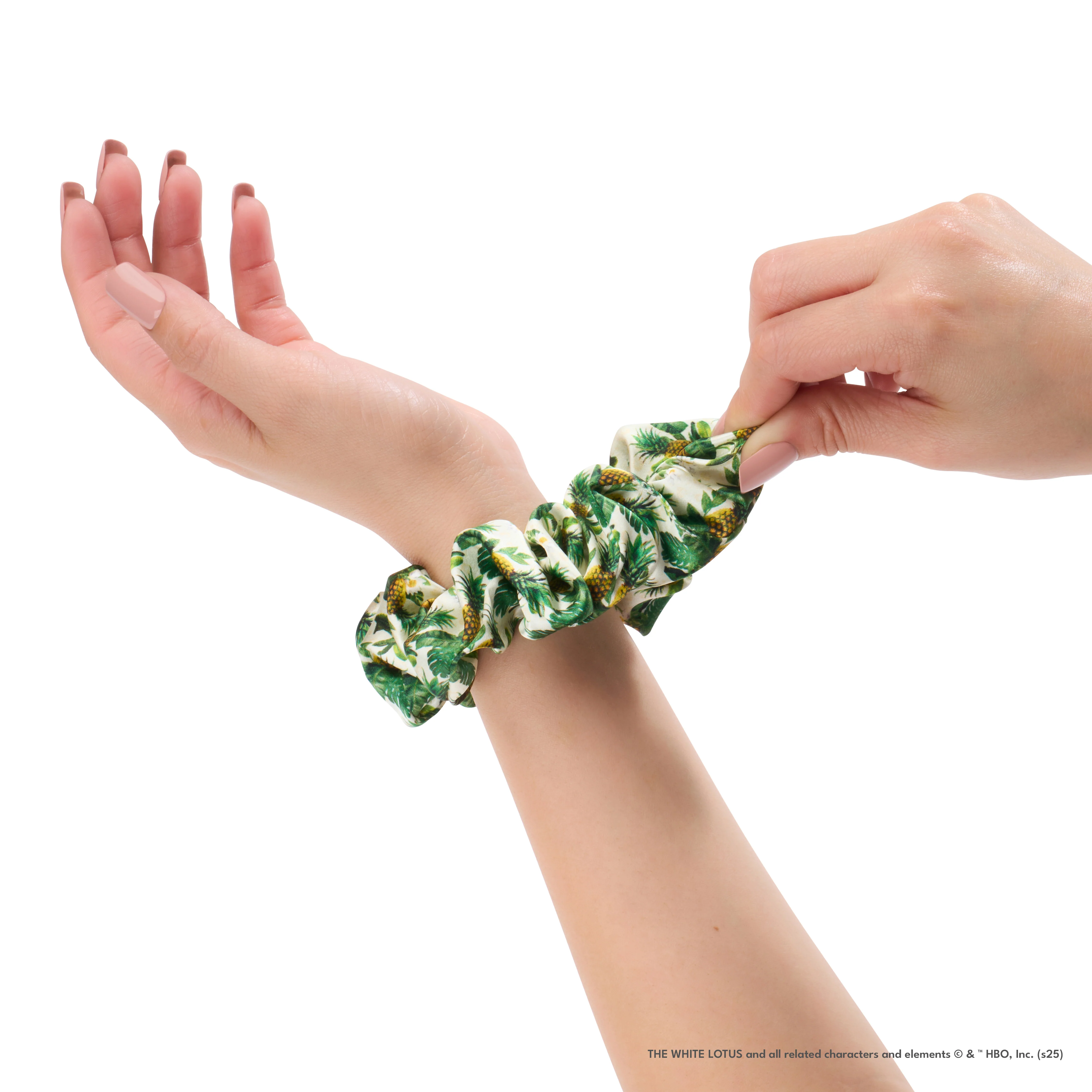 Blissy Scrunchies - White Lotus - Pineapple - Image 3