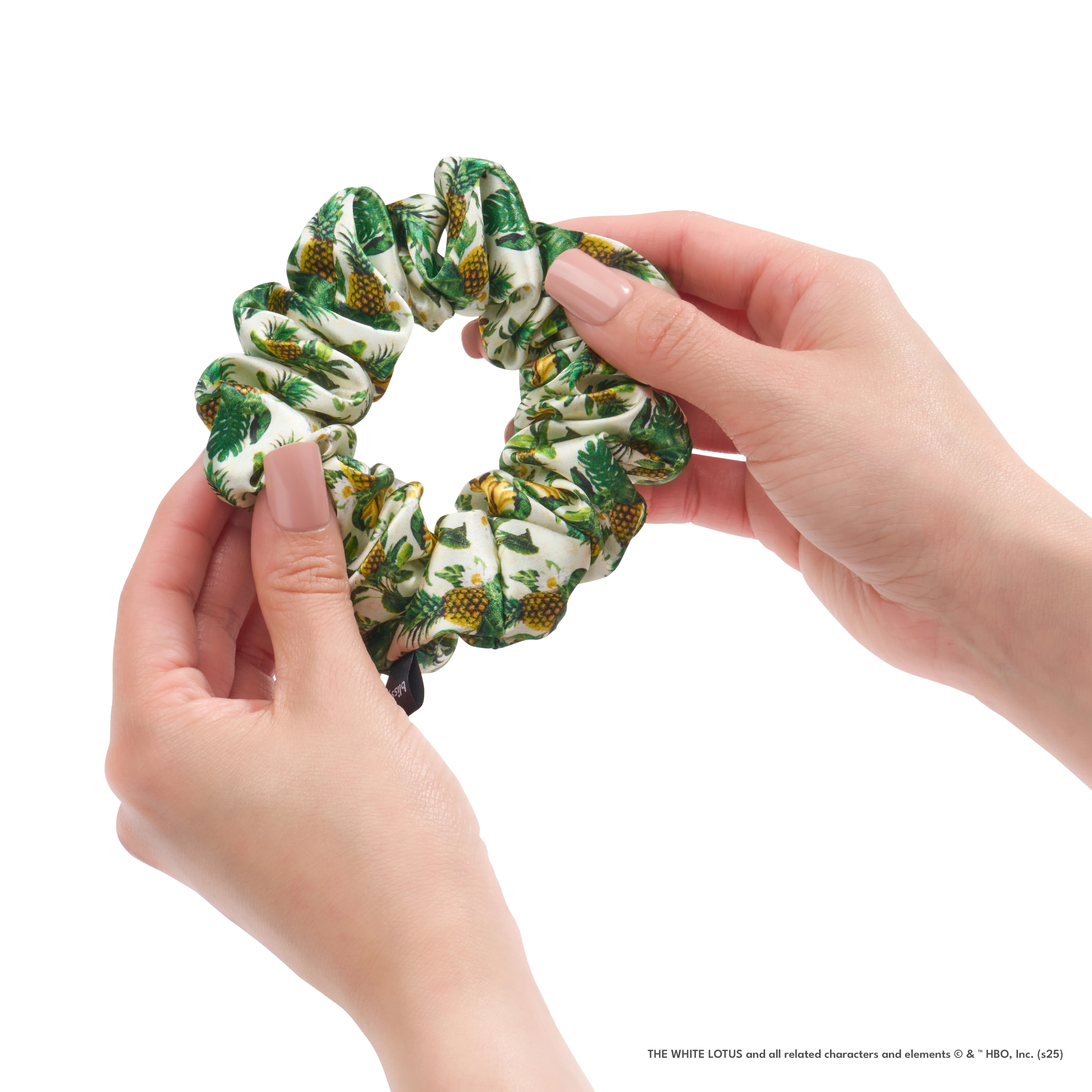 Blissy Scrunchies - White Lotus - Pineapple - Image 4
