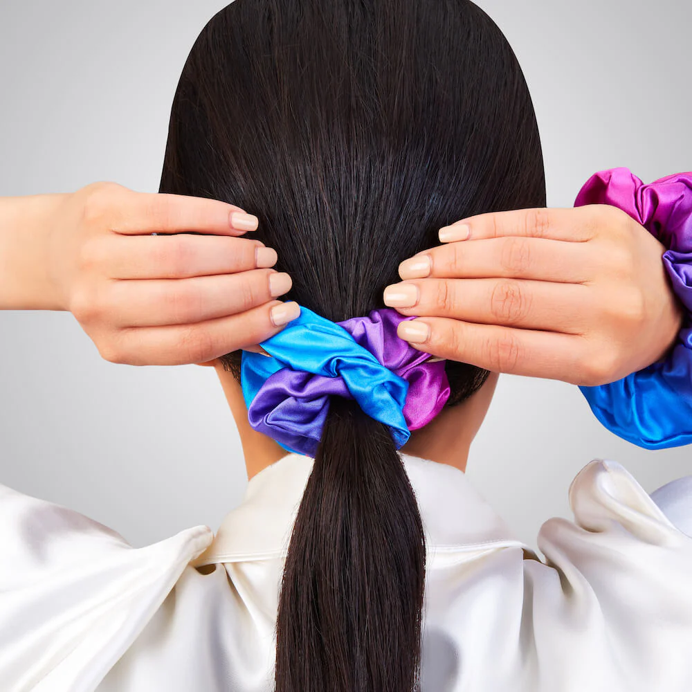 Blissy Scrunchies - Purple Ombre - Image 10
