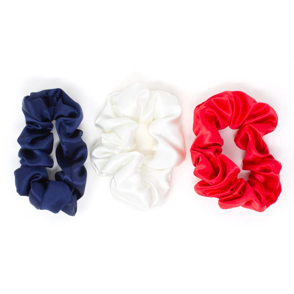 Blissy Scrunchies - Red, White, Blue - Image 2
