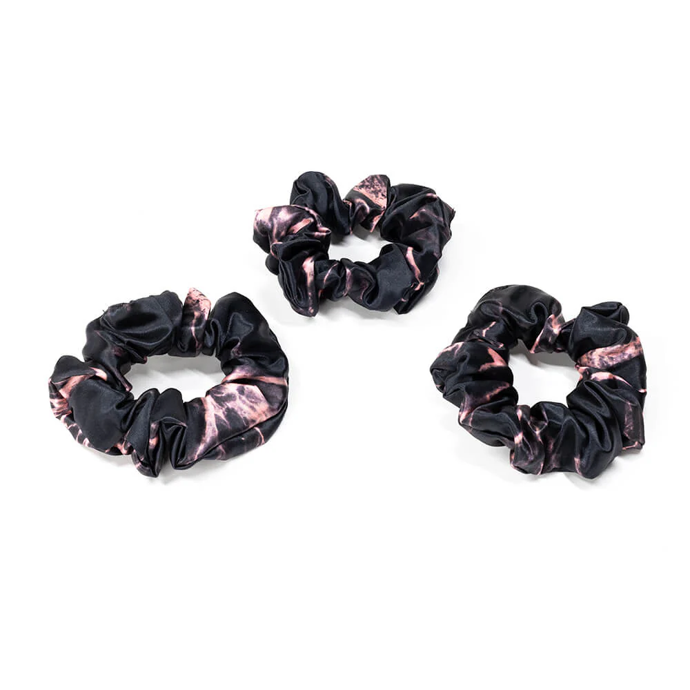 Blissy Scrunchies - Rose Black Marble - Image 4