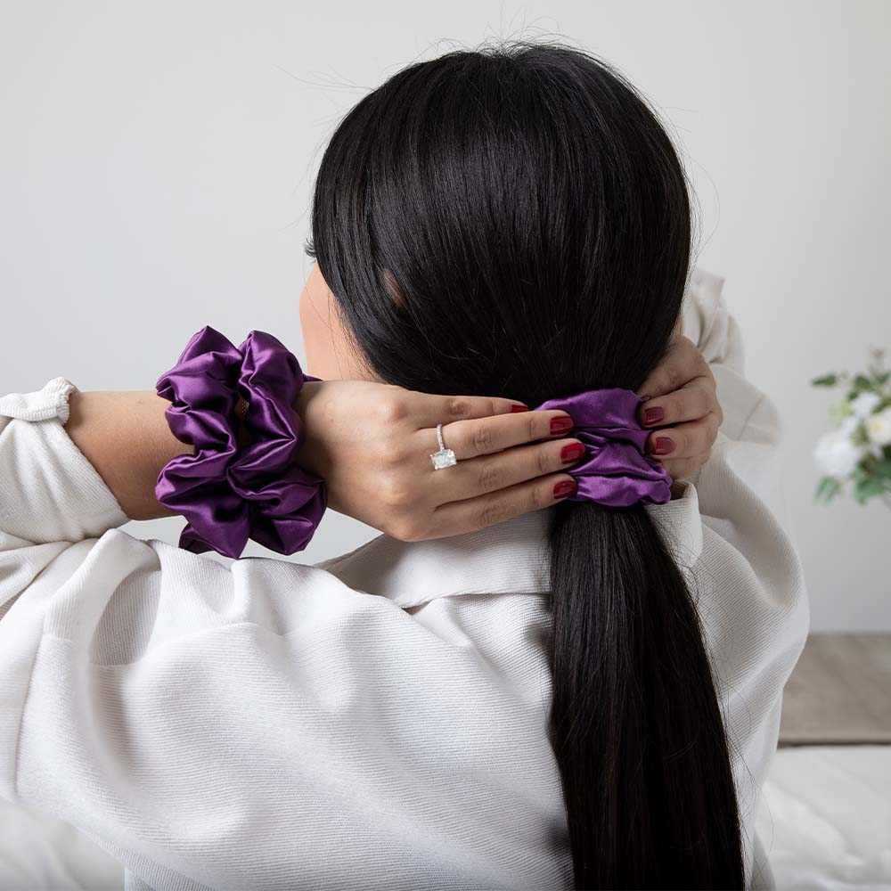 Blissy Scrunchies - Royal Purple - Image 2
