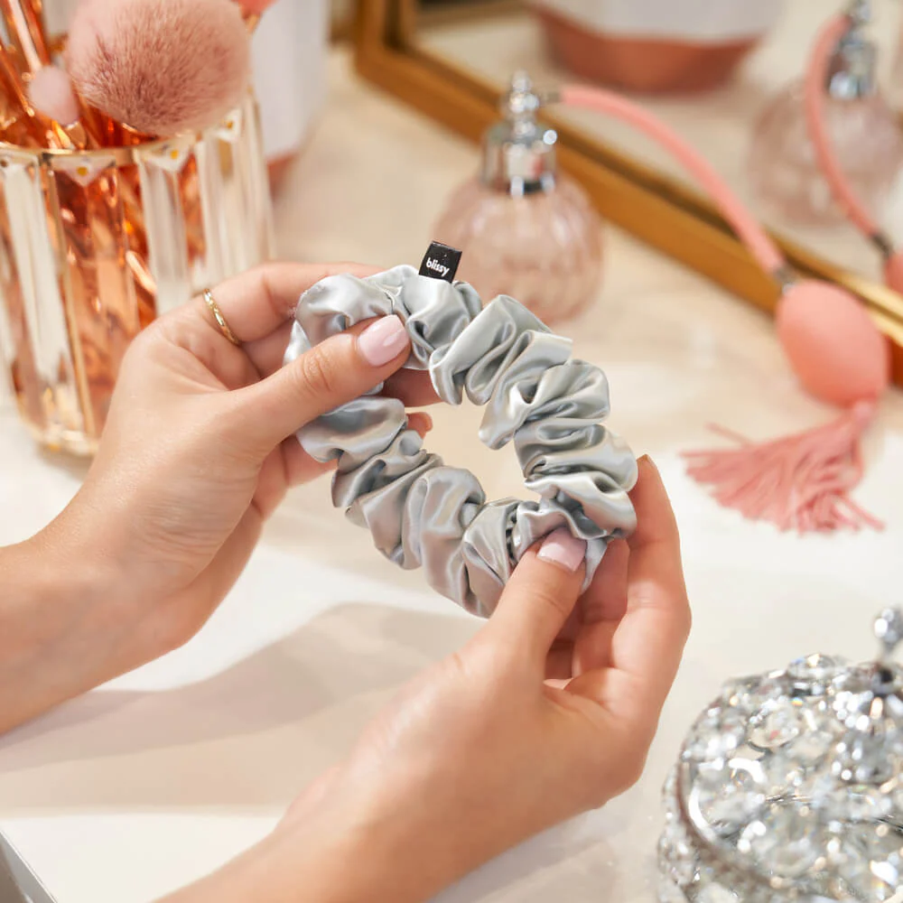 Blissy Scrunchies - Silver - Image 8