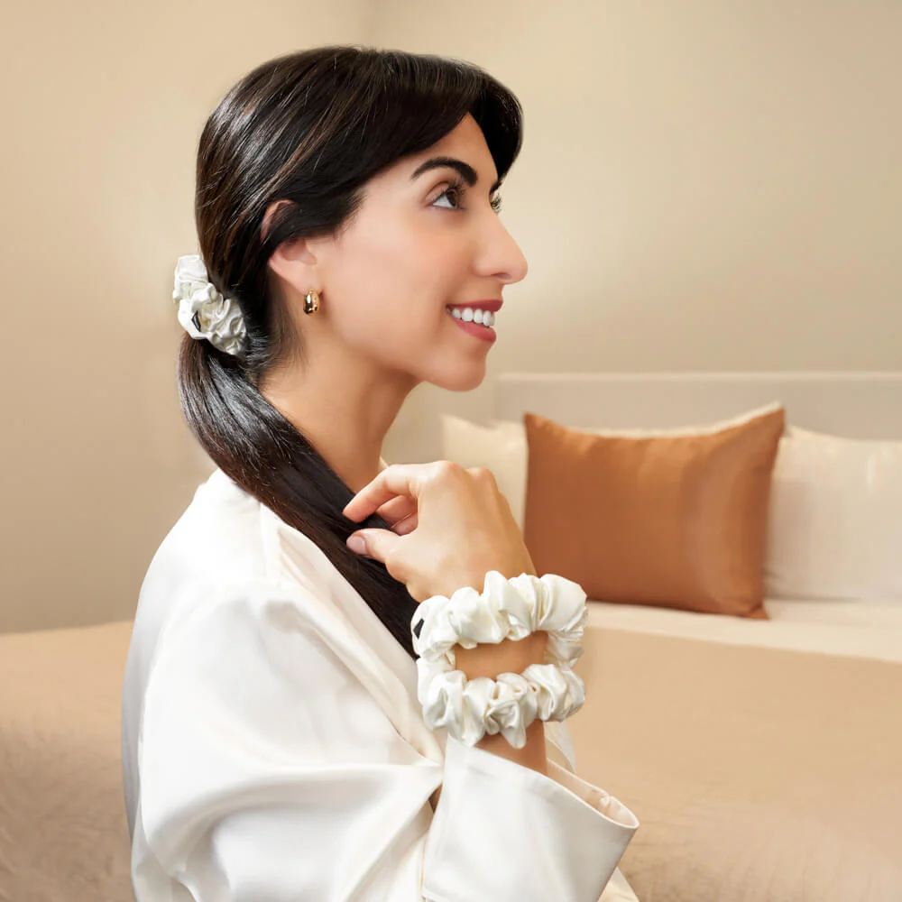 Blissy Scrunchies - White - Image 2
