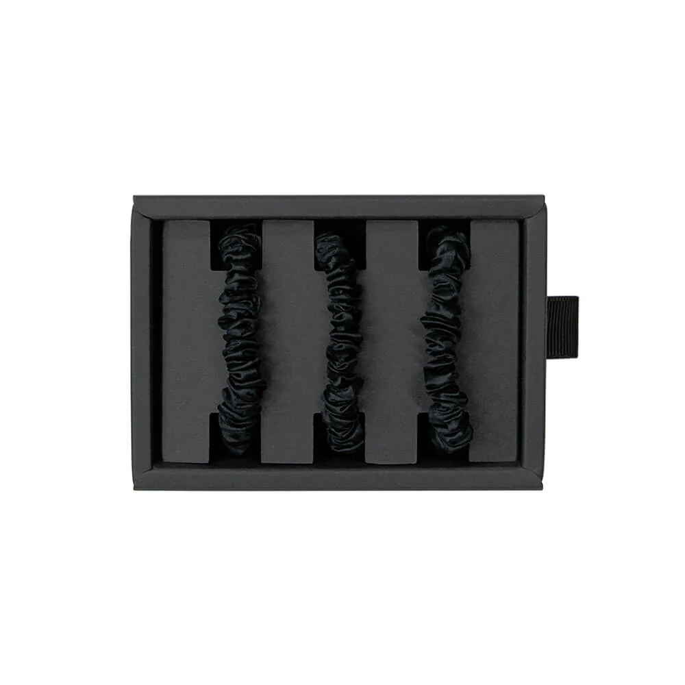Blissy Skinny Scrunchies - Black - Image 4