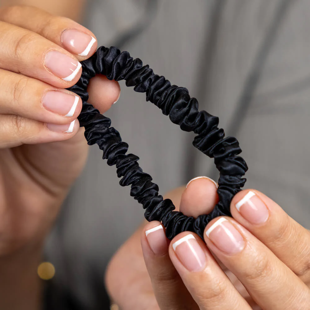 Blissy Skinny Scrunchies - Black - Image 9
