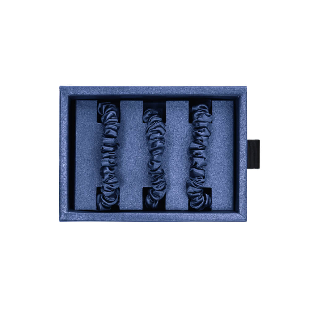 Blissy Skinny Scrunchies - Blue - Image 3