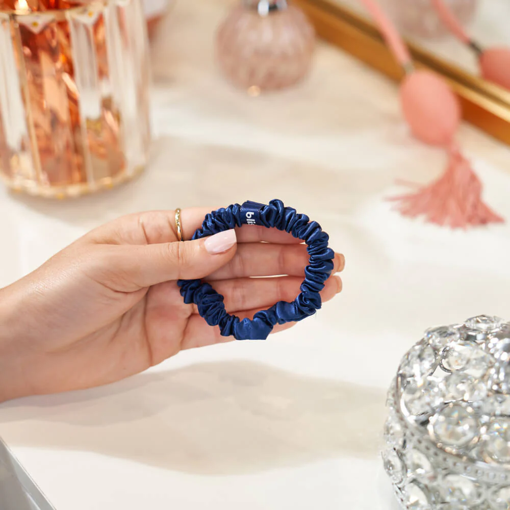 Blissy Skinny Scrunchies - Blue - Image 8