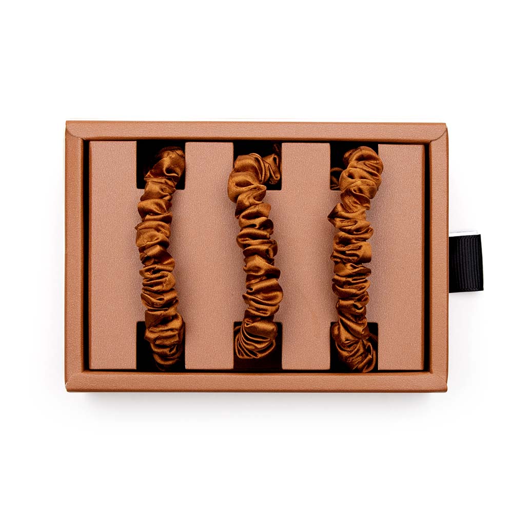Blissy Skinny Scrunchies - Bronze - Image 4