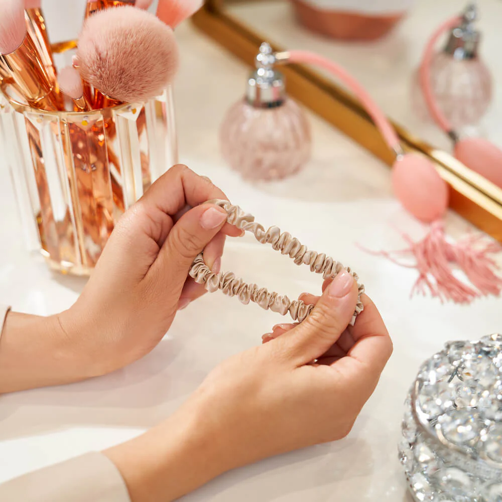 Blissy Skinny Scrunchies - Champagne - Image 9
