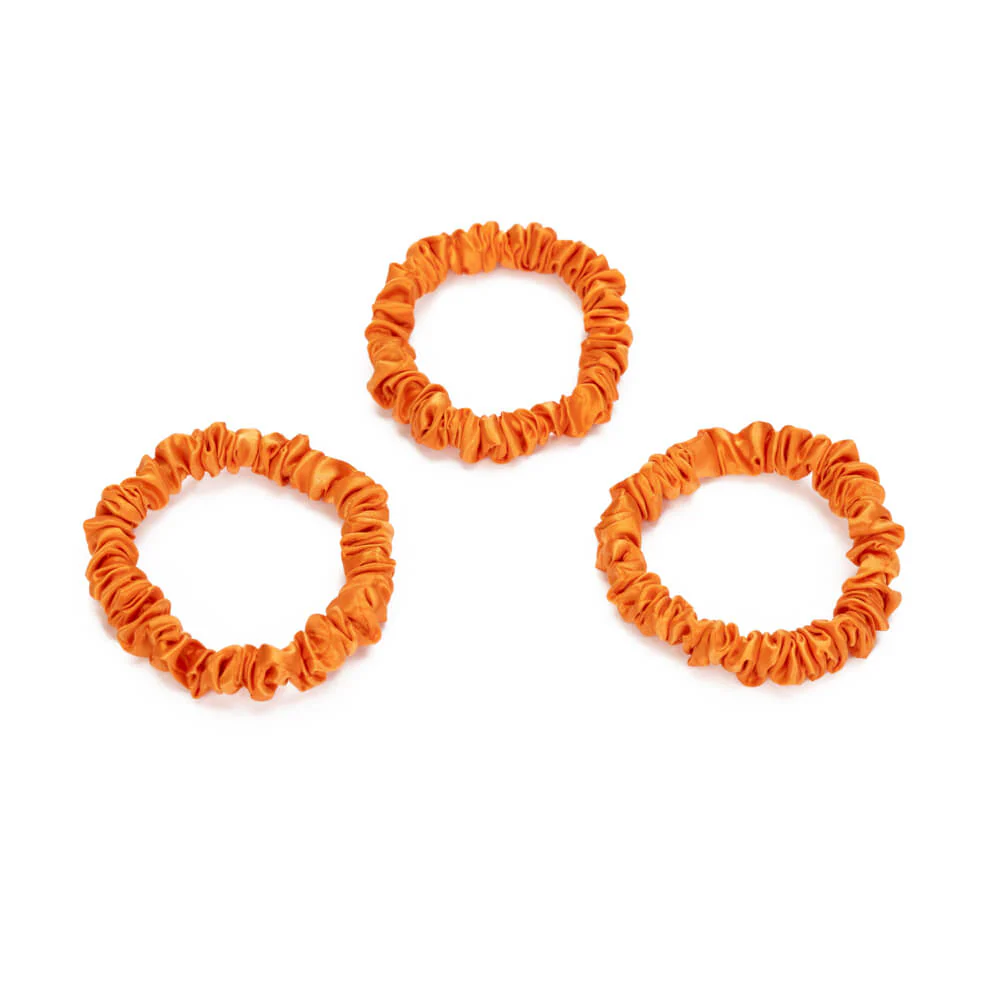 Blissy Skinny Scrunchies - Coral - Image 4