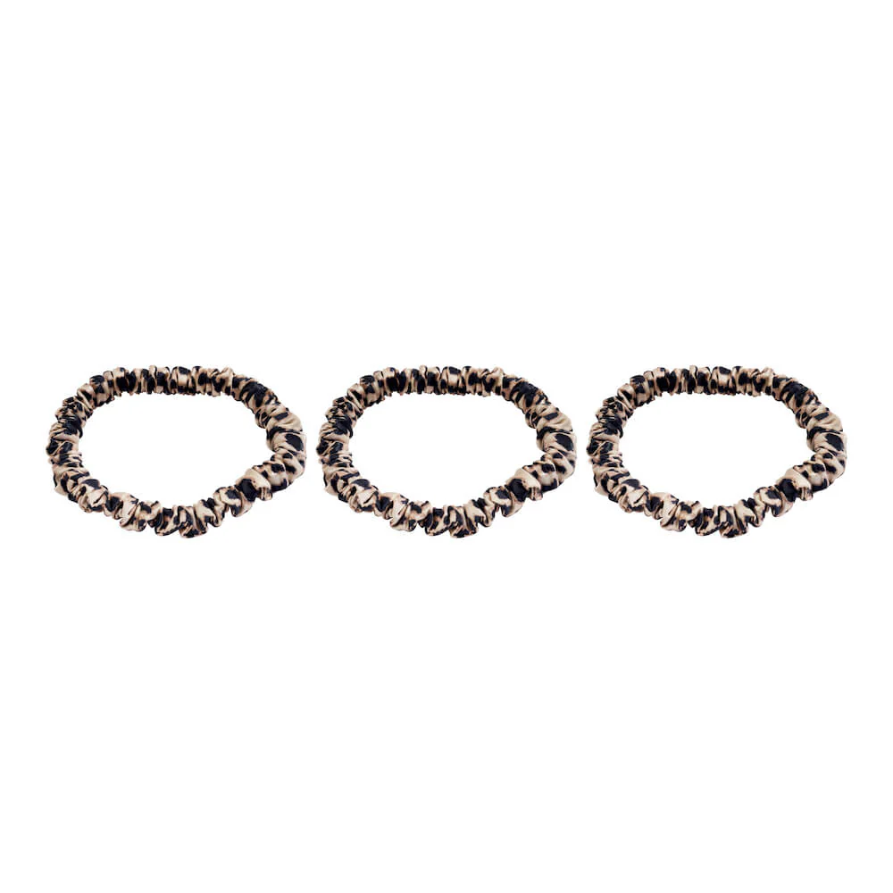 Blissy Skinny Scrunchies - Leopard - Image 4