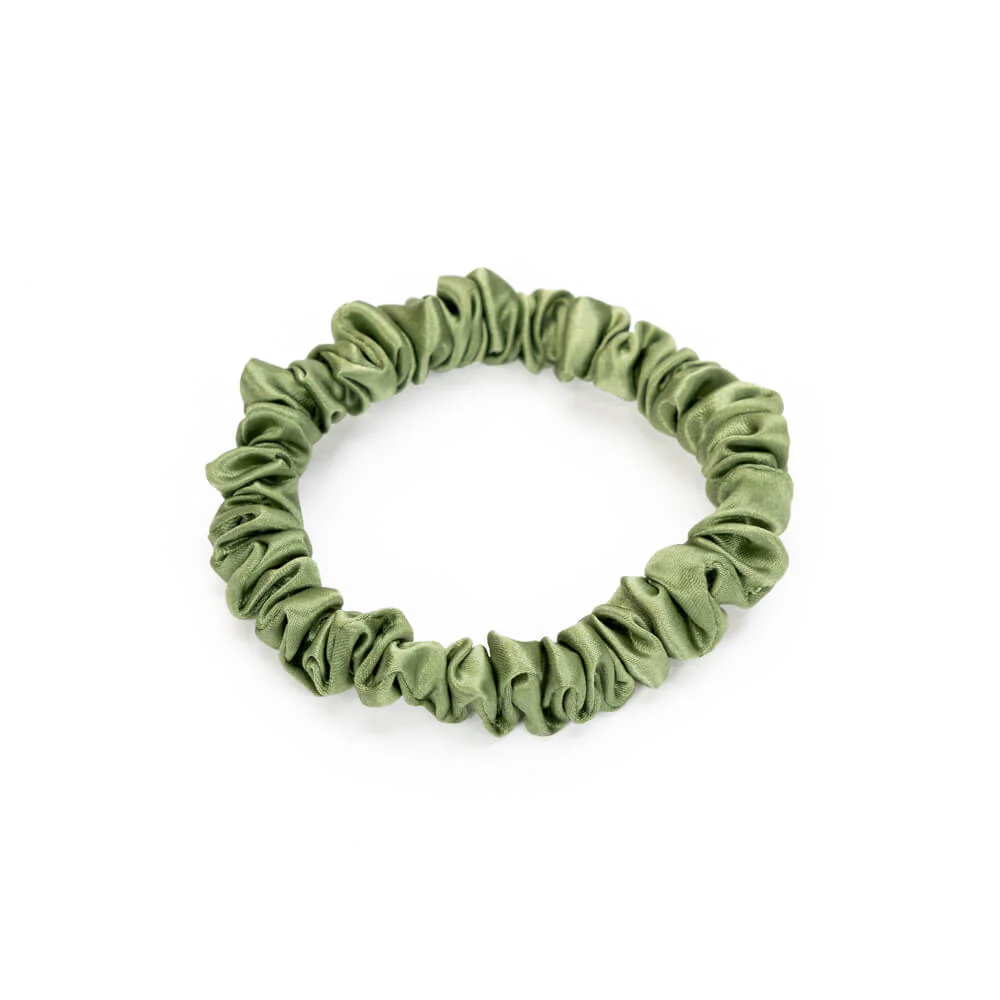Blissy Skinny Scrunchies - Olive - Image 4
