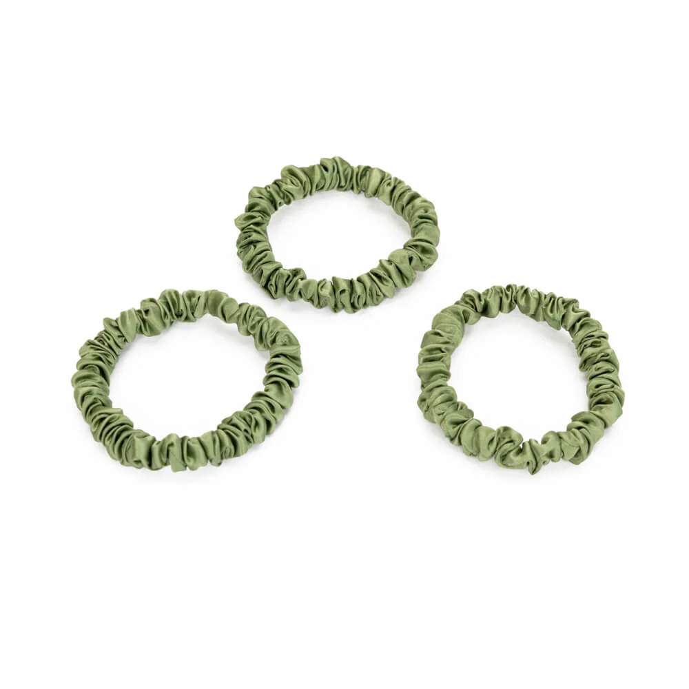 Blissy Skinny Scrunchies - Olive - Image 5