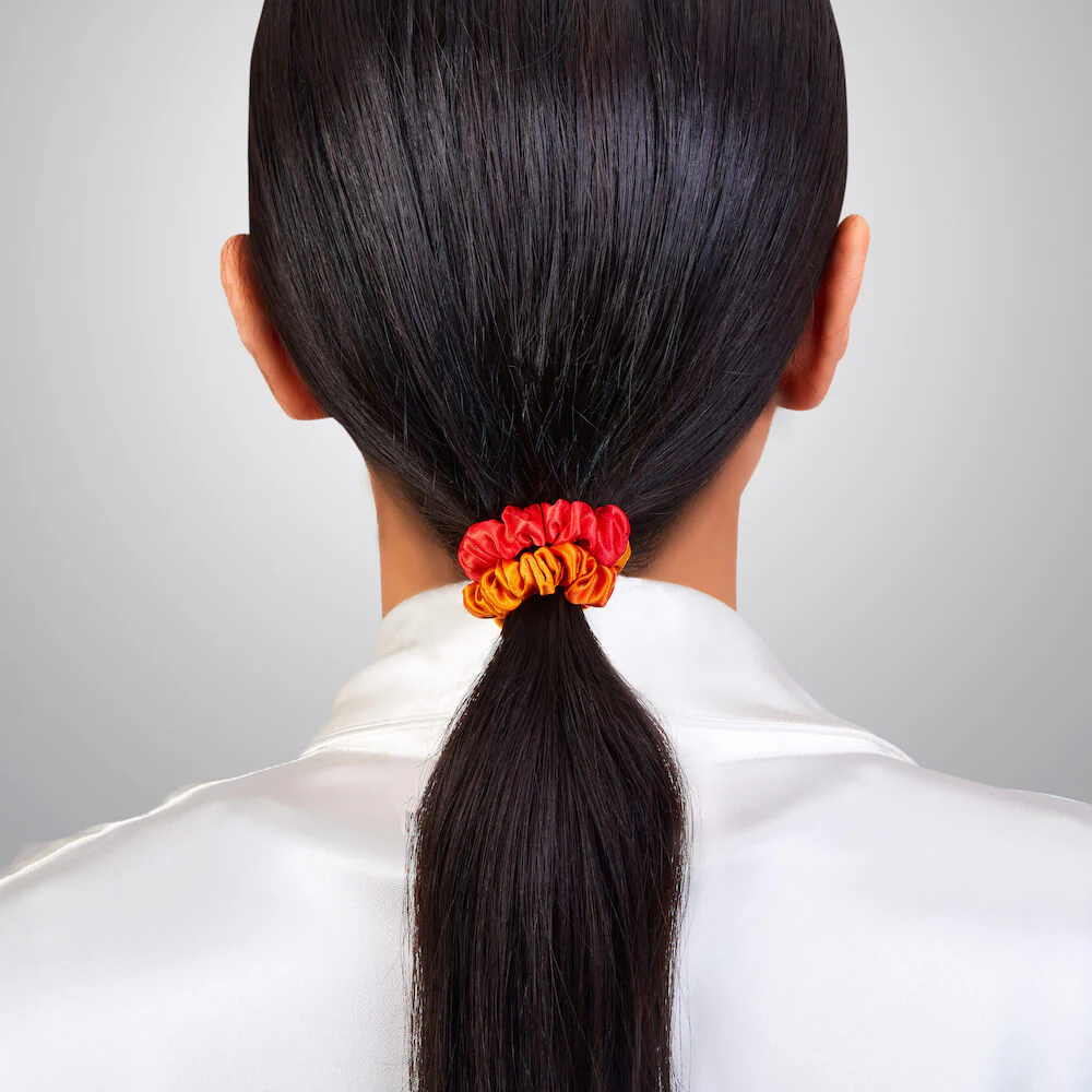 Blissy Skinny Scrunchies - Orange Ombre - Image 10