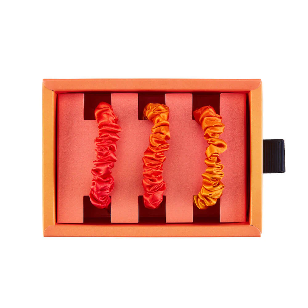Blissy Skinny Scrunchies - Orange Ombre - Image 2