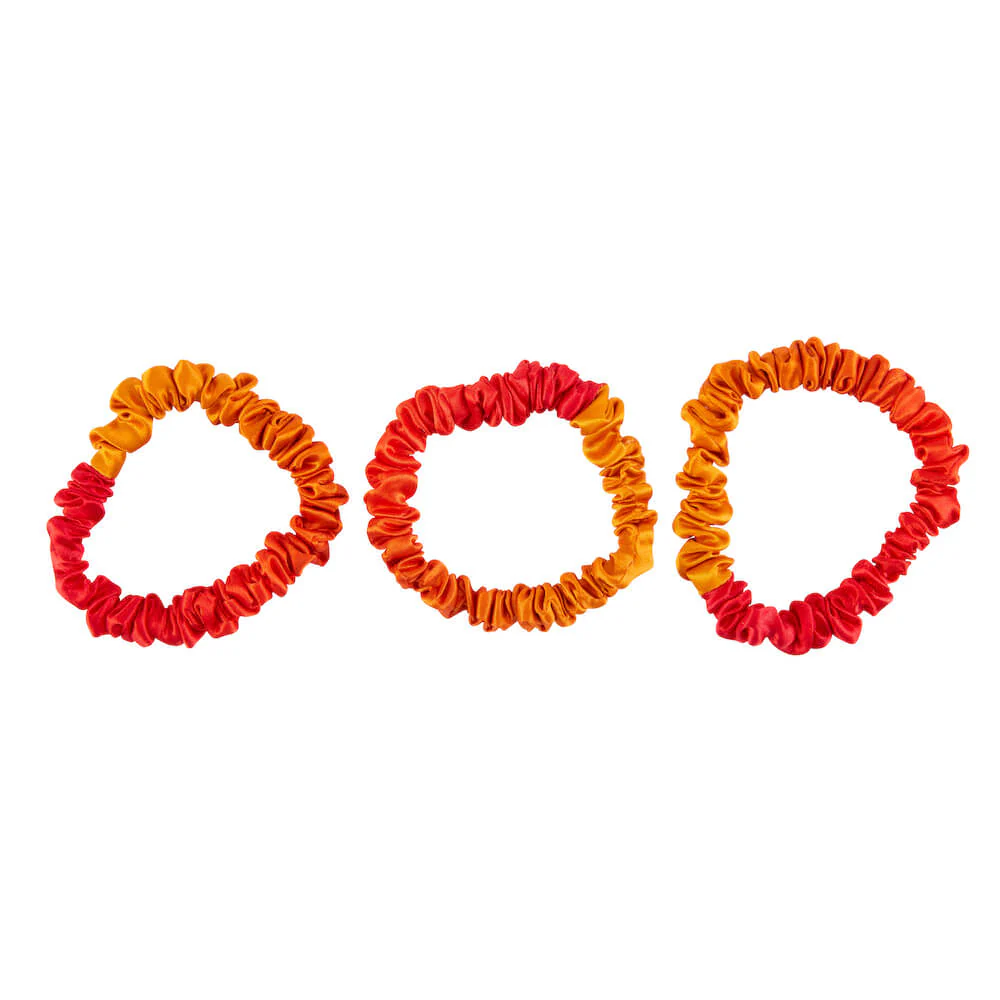 Blissy Skinny Scrunchies - Orange Ombre - Image 3