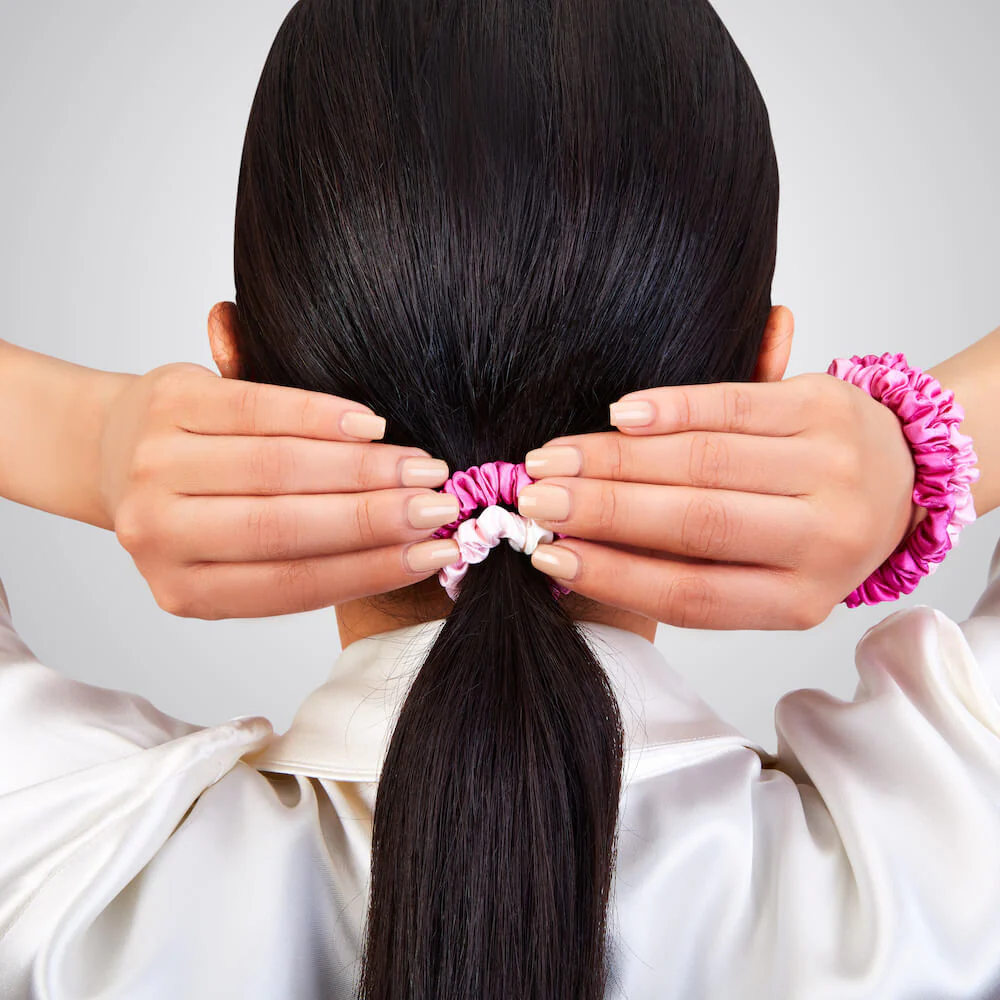 Blissy Skinny Scrunchies - Pink Ombre - Image 11