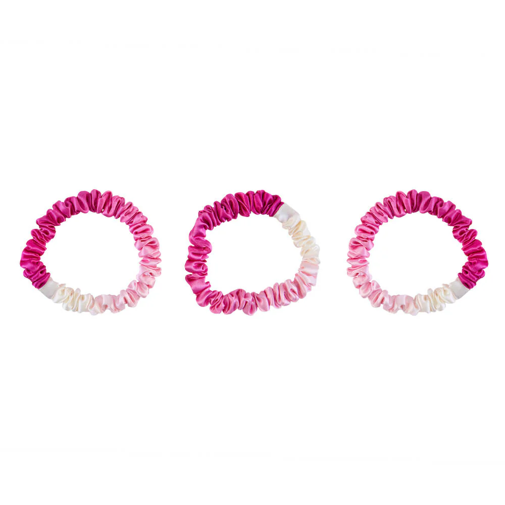 Blissy Skinny Scrunchies - Pink Ombre - Image 3
