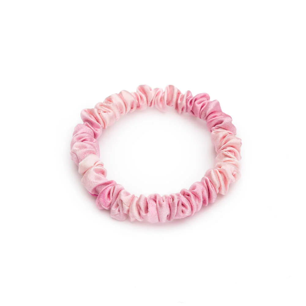 Blissy Skinny Scrunchies - Pink Tie-Dye - Image 5