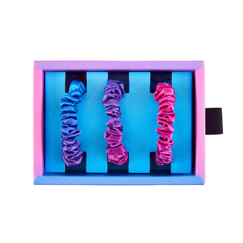 Blissy Skinny Scrunchies - Purple Ombre - Image 2