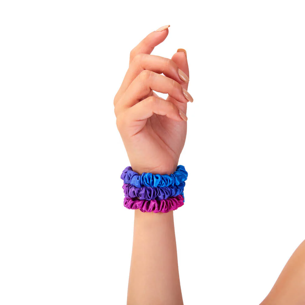 Blissy Skinny Scrunchies - Purple Ombre - Image 6