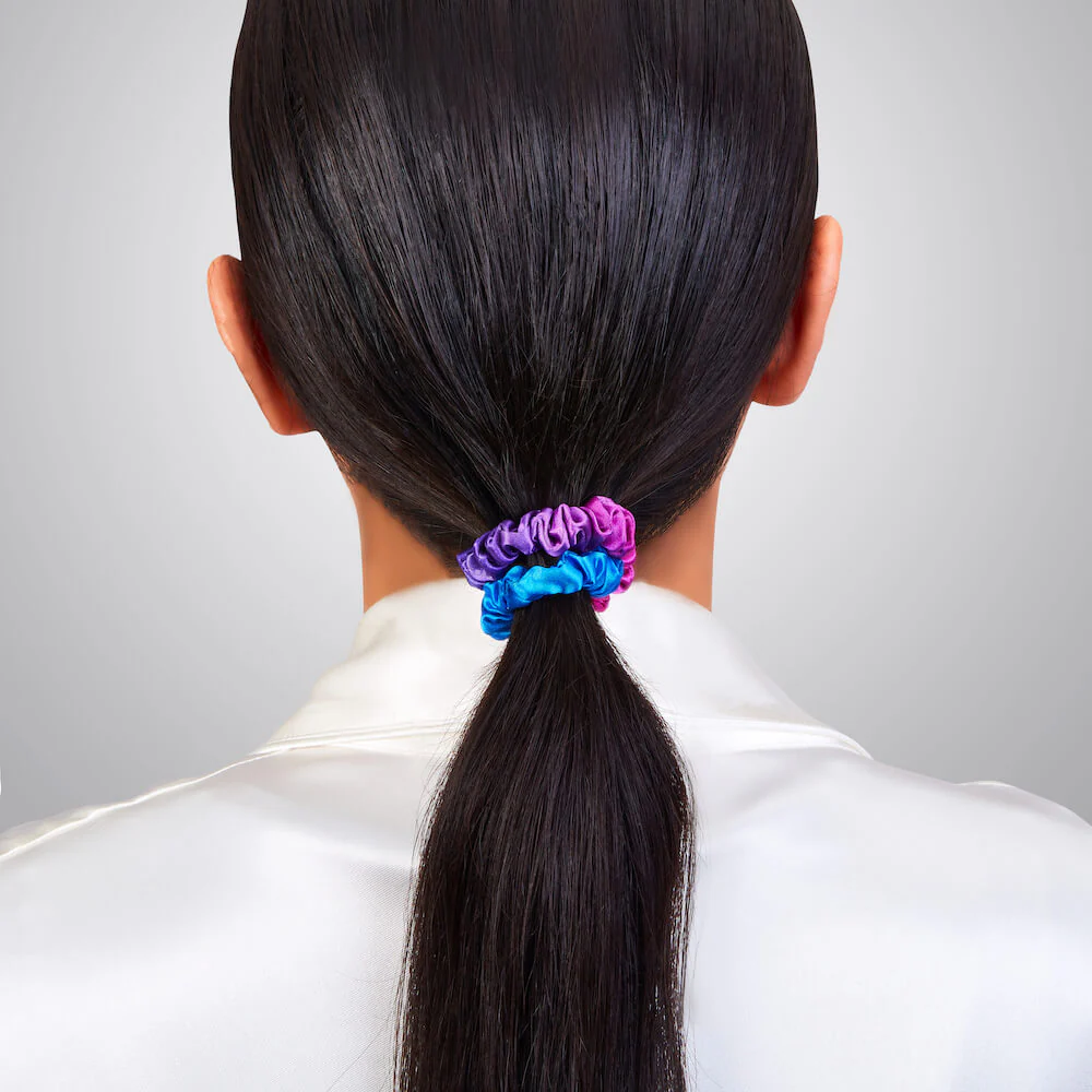 Blissy Skinny Scrunchies - Purple Ombre - Image 9