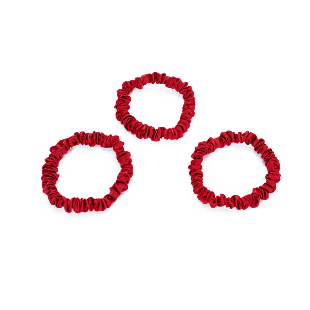 Blissy Skinny Scrunchies - Red - Image 3