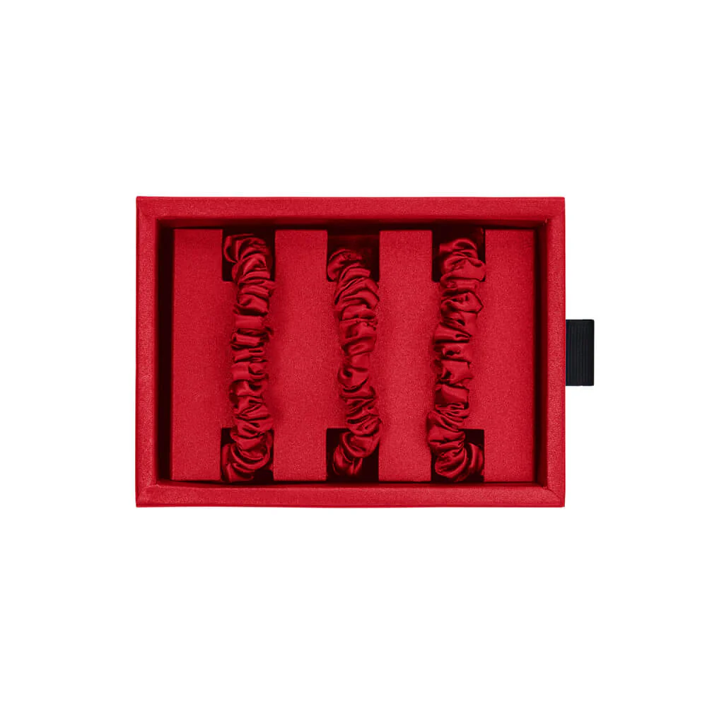Blissy Skinny Scrunchies - Red - Image 5