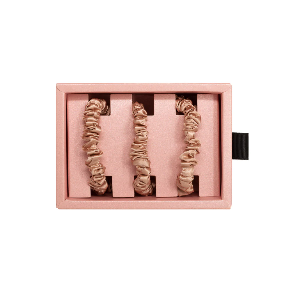 Blissy Skinny Scrunchies - Rose Gold - Image 4