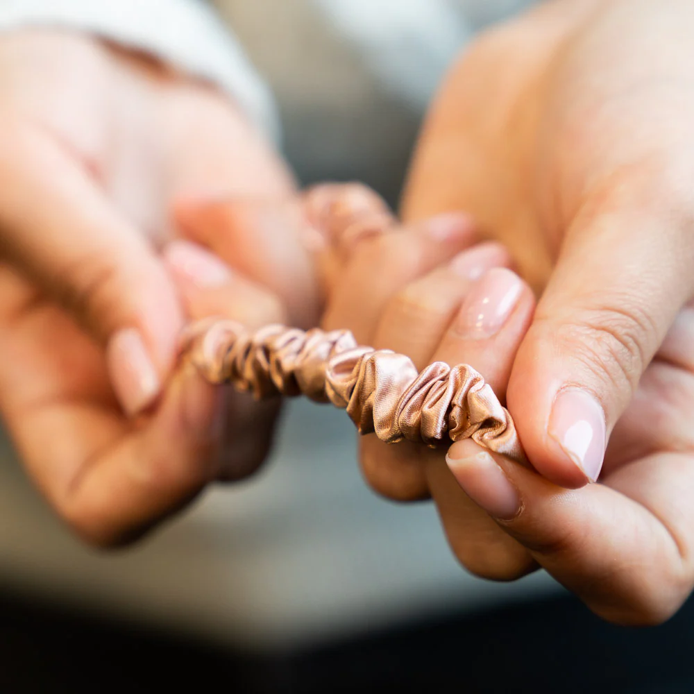 Blissy Skinny Scrunchies - Rose Gold - Image 7