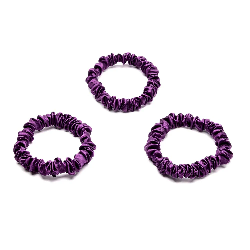 Blissy Skinny Scrunchies - Royal Purple - Image 3