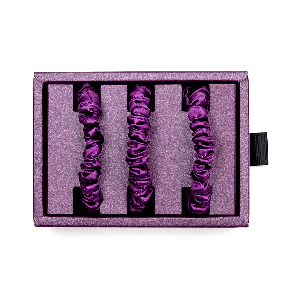Blissy Skinny Scrunchies - Royal Purple - Image 4