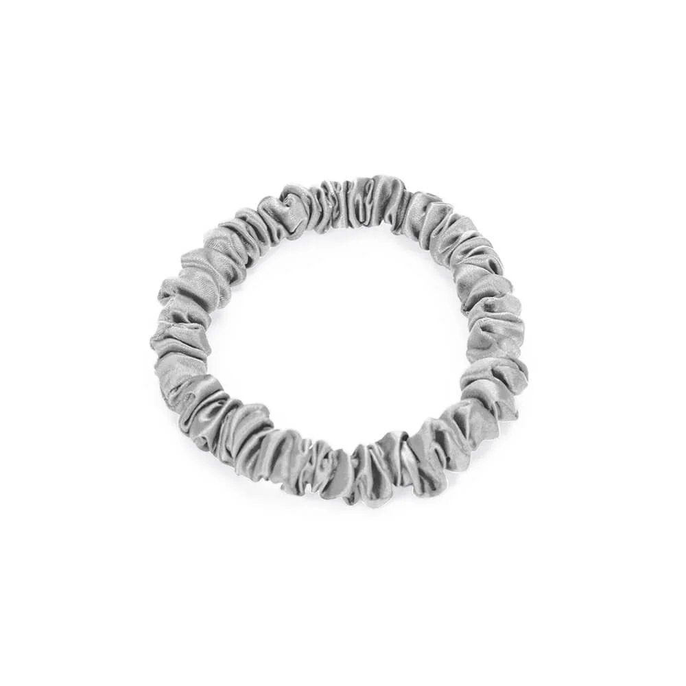 Blissy Skinny Scrunchies - Silver - Image 5