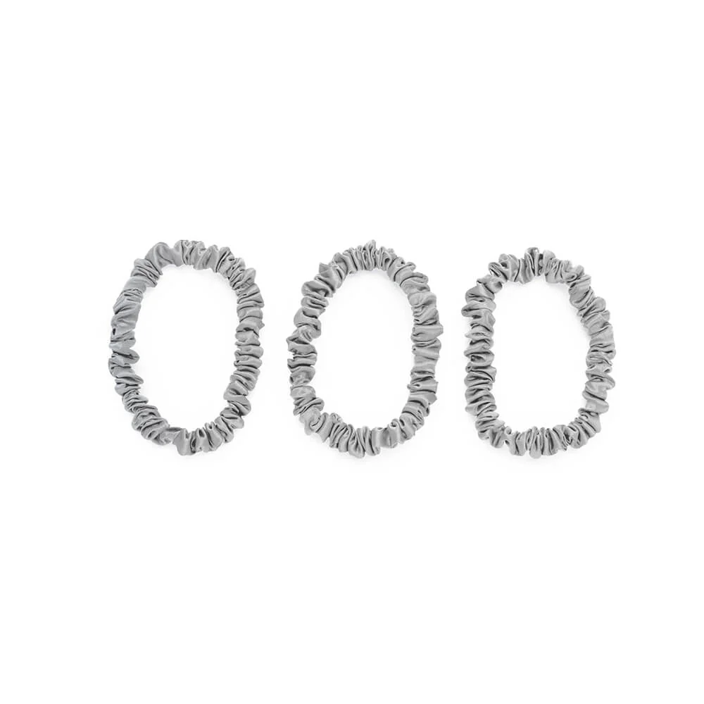 Blissy Skinny Scrunchies - Silver - Image 6
