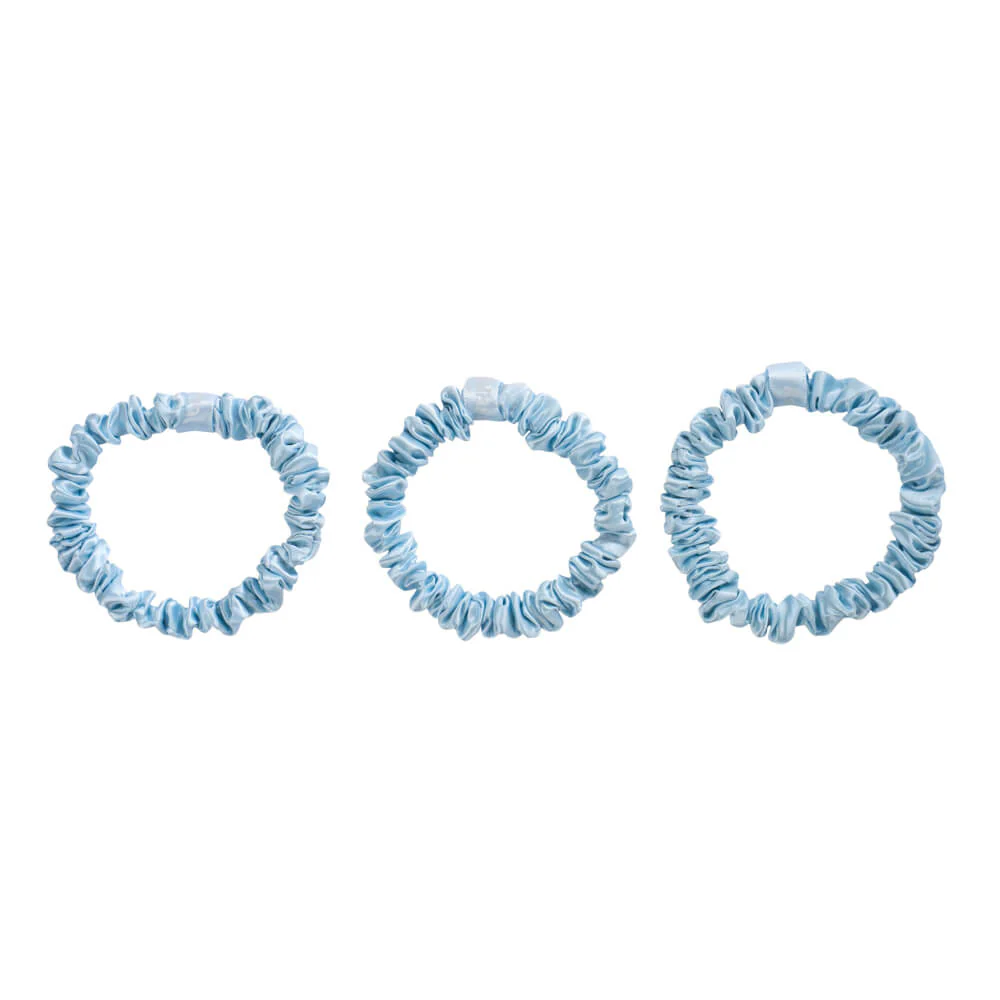 Blissy Skinny Scrunchies - Sky Blue - Image 4