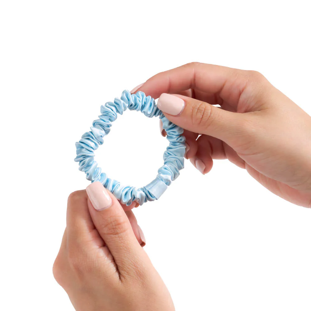 Blissy Skinny Scrunchies - Sky Blue - Image 8