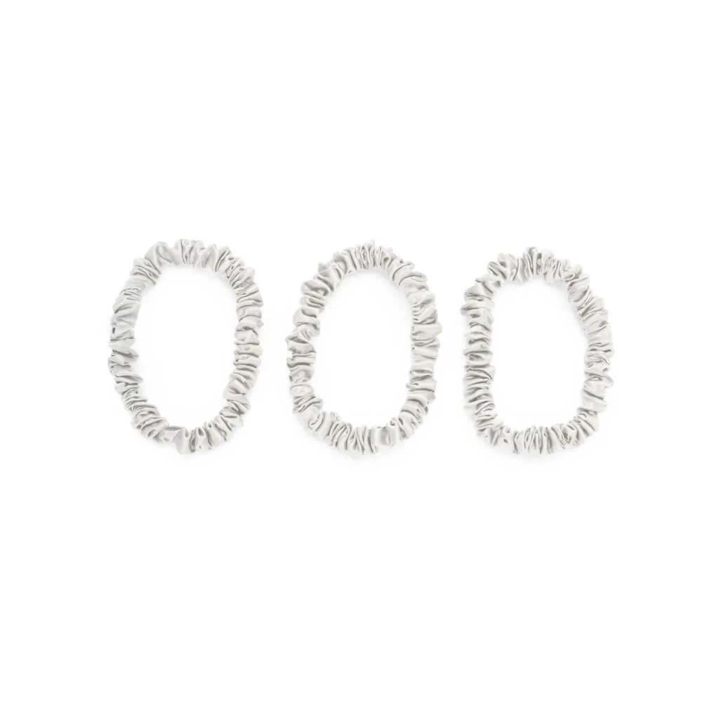 Blissy Skinny Scrunchies - White - Image 6