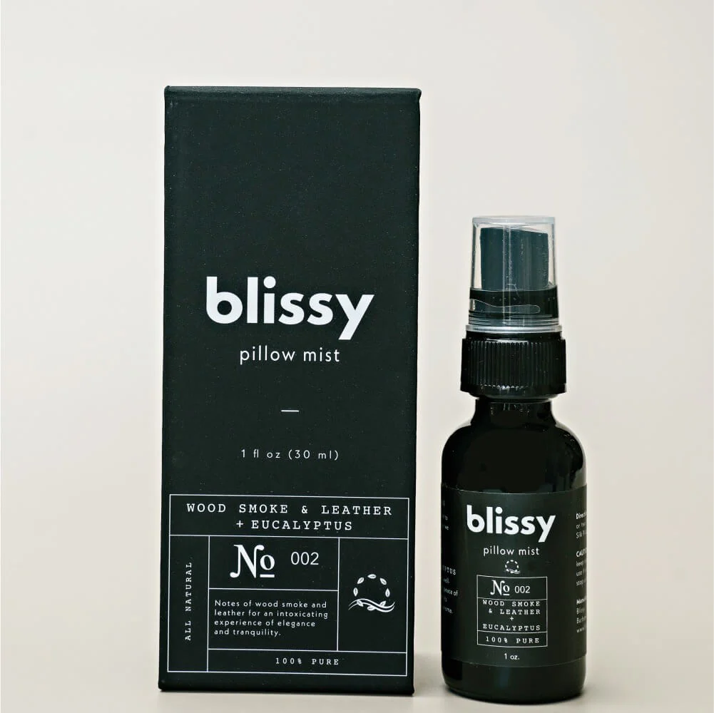 Blissy Sleep & Pillow Mist (Woodsmoke & Leather + Eucalyptus) - Image 4
