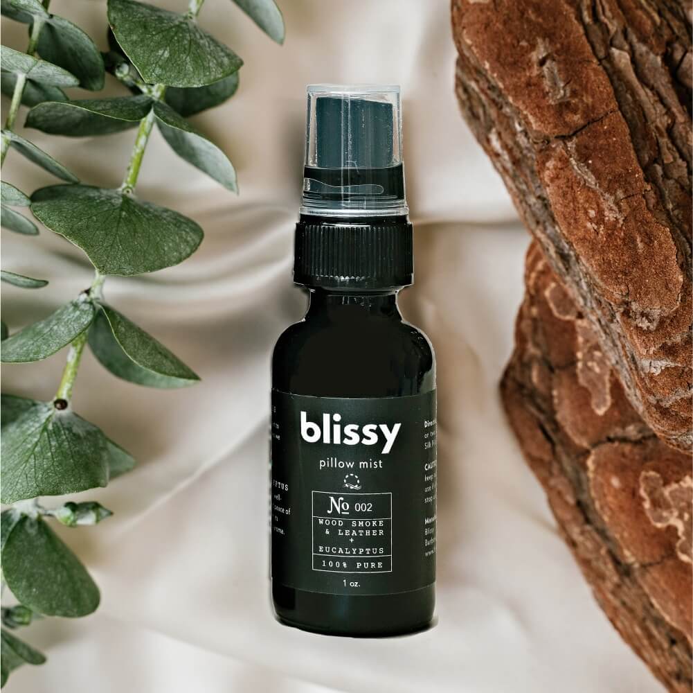 Blissy Sleep & Pillow Mist (Woodsmoke & Leather + Eucalyptus) - Image 5