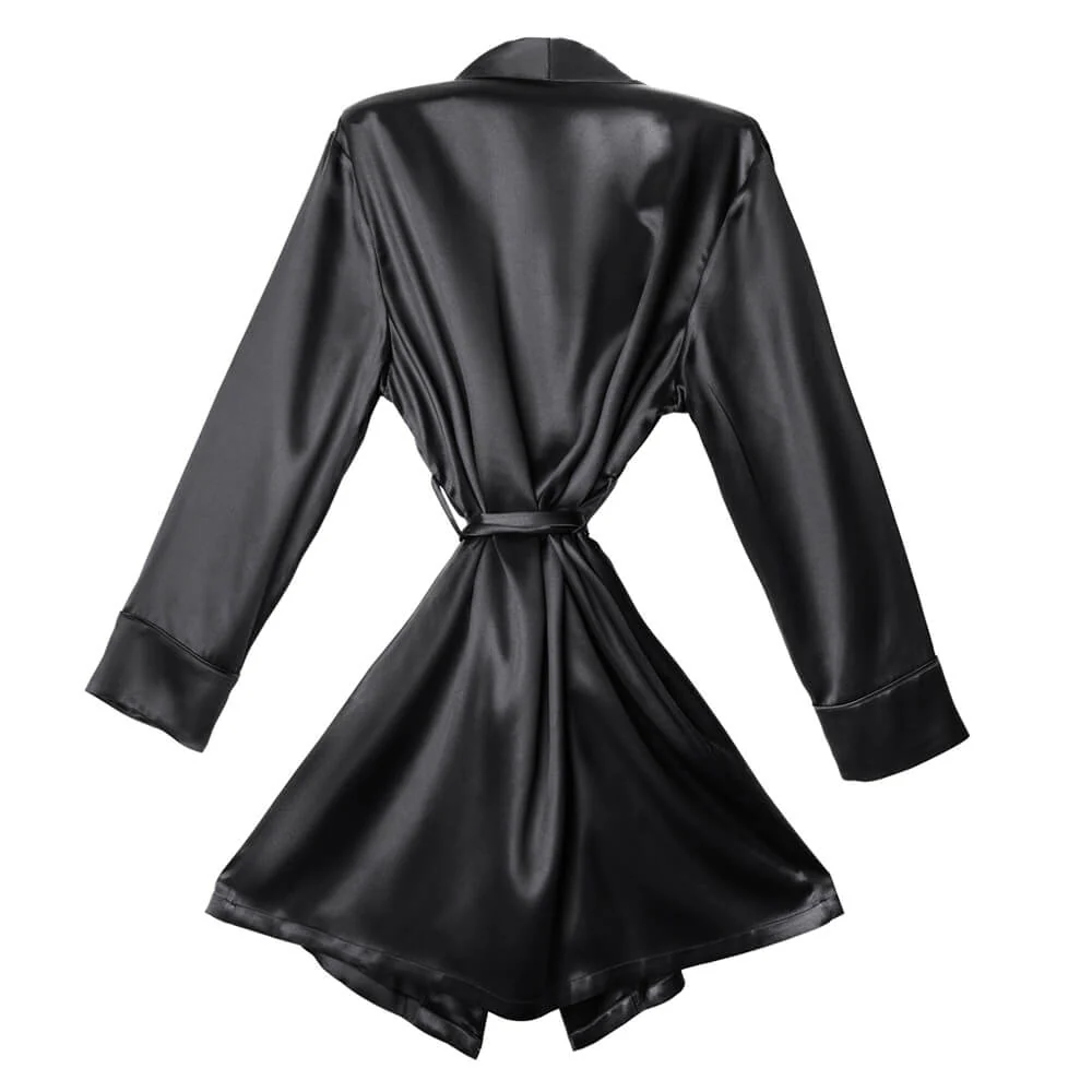 Classic Robe - Black - Image 4