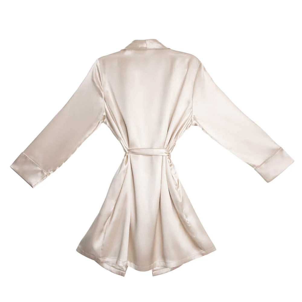 Classic Robe - Champagne - Image 4
