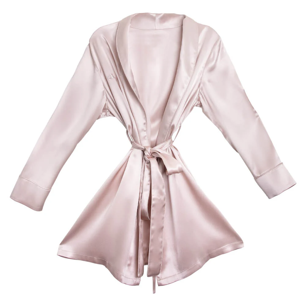 Classic Robe - Pink - Image 4