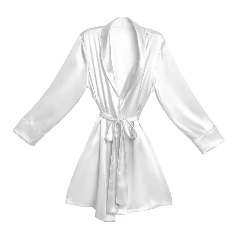 Classic Robe - White - Image 6