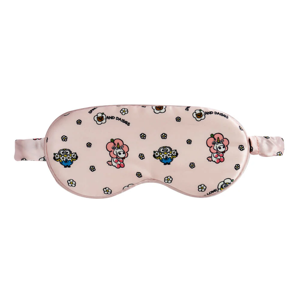 Junior Sleep Mask - Pink Bello Daisy Minions - Image 2
